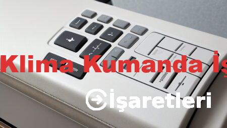 Arçelik Klima Kumanda İşaretleri