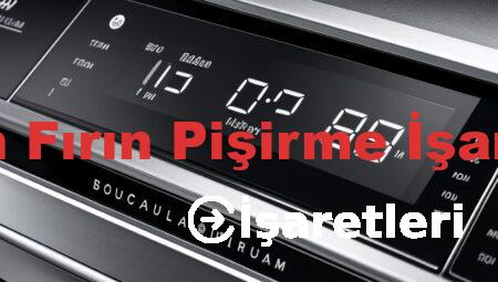 Bosch Fırın Pişirme İşaretleri