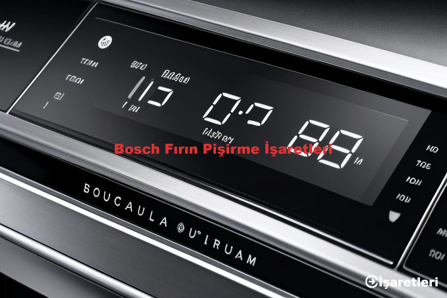 Bosch Fırın Pişirme İşaretleri
