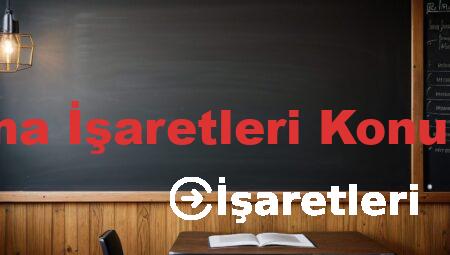 Noktalama İşaretleri Konu Anlatımı