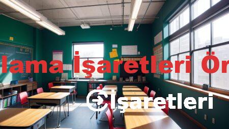 1. Sınıf Noktalama İşaretleri Örnek Cümleler