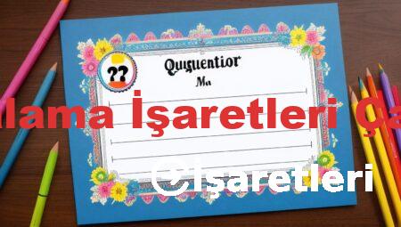 4 Sınıf Noktalama İşaretleri Çalışma Kağıdı