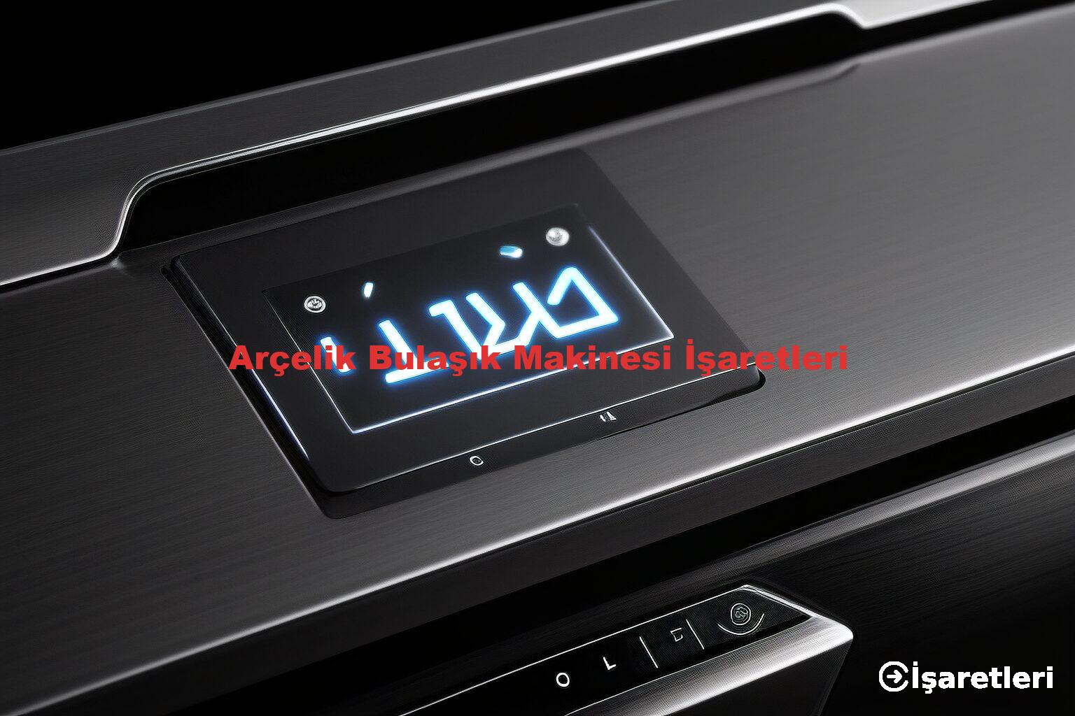 Arçelik Bulaşık Makinesi İşaretleri