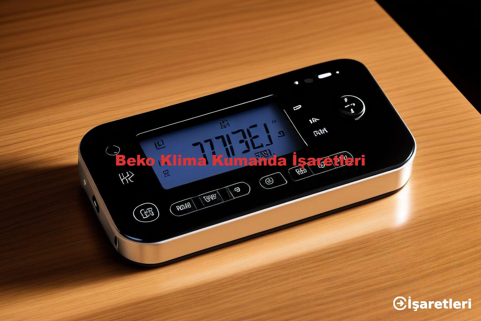 Beko Klima Kumanda İşaretleri