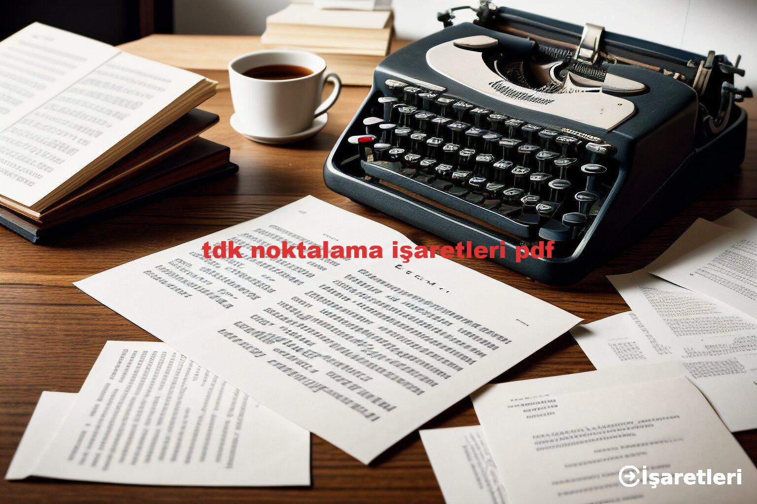 tdk noktalama işaretleri pdf