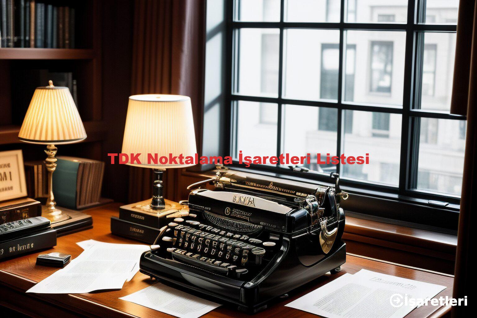 TDK Noktalama İşaretleri Listesi