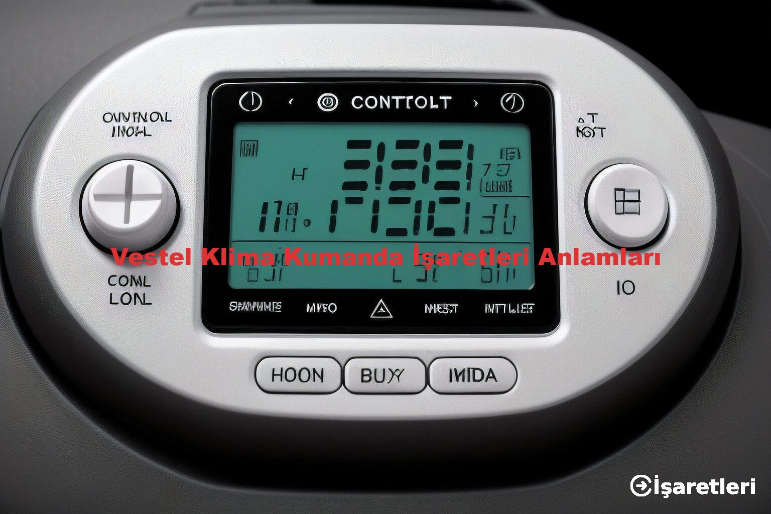 Vestel Klima Kumanda İşaretleri Anlamları