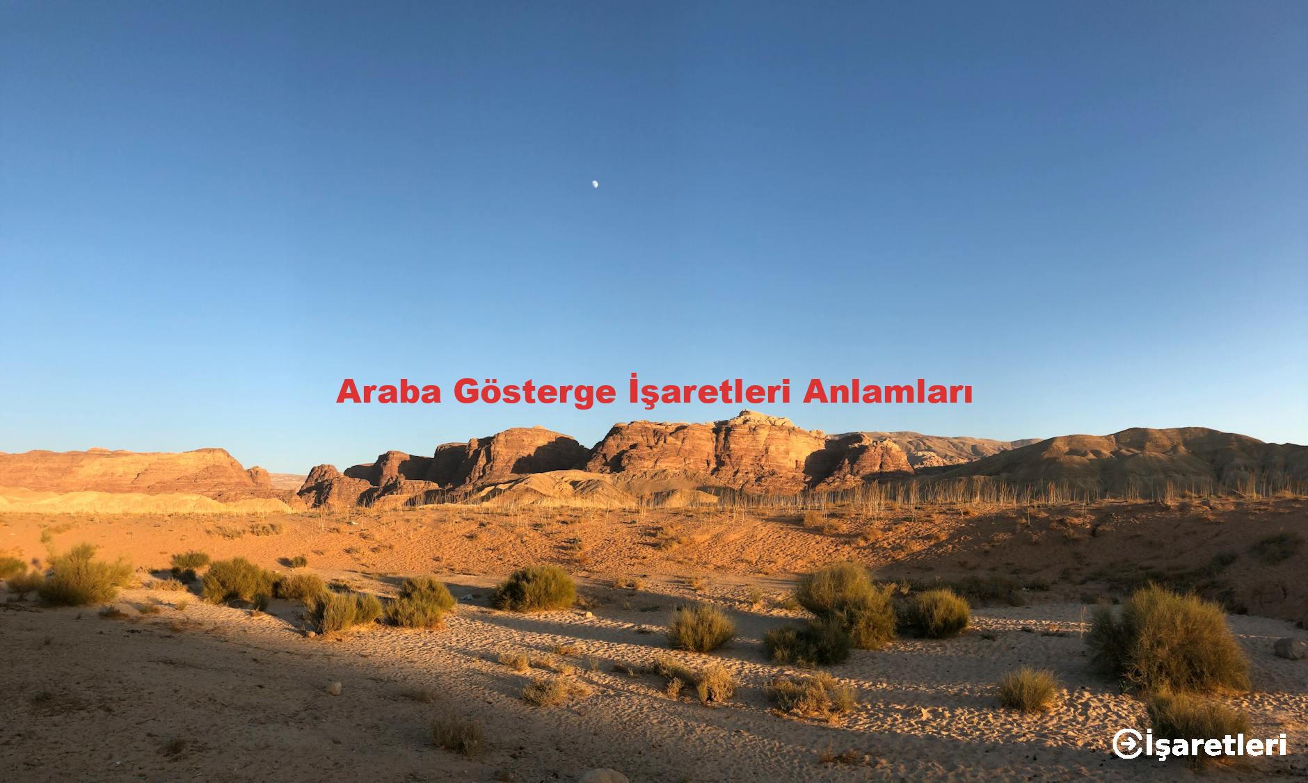Araba Gösterge İşaretleri Anlamları
