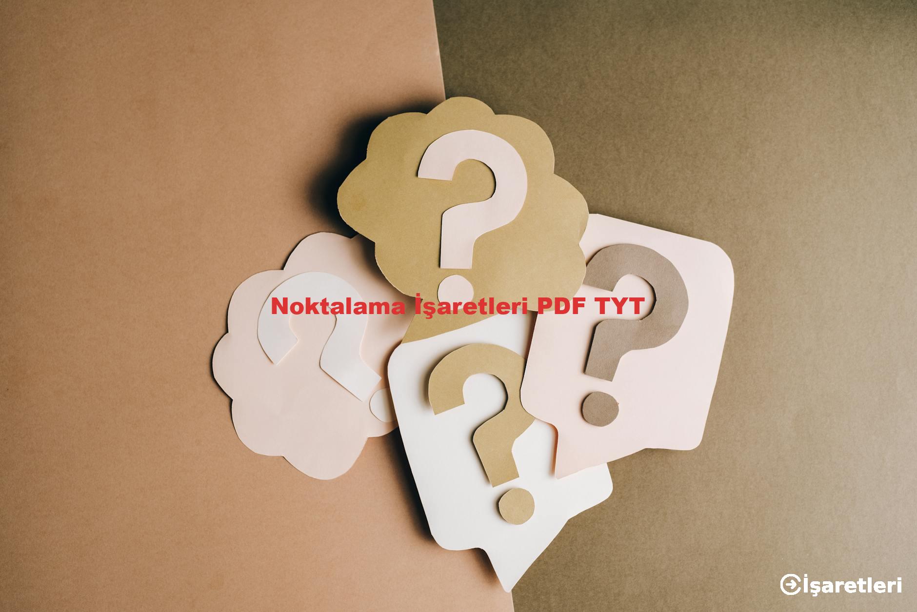 Noktalama İşaretleri PDF TYT