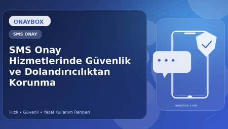 SMS Onay Hizmetlerinde Güvenlik ve Dolandırıcılıktan Korunma