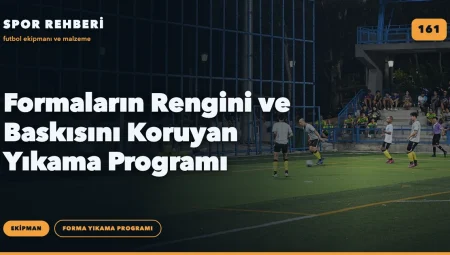 Formaların Rengini ve Baskısını Koruyan Yıkama Programı